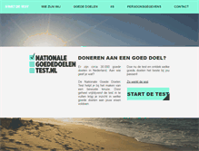 Tablet Screenshot of goededoelentest.nl